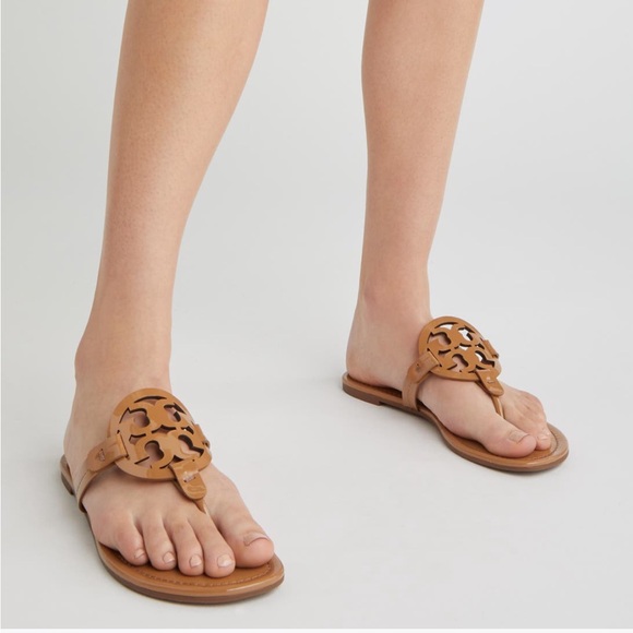 Tory Burch Tan Miller Sandals - Picture 12 of 13